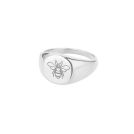 Anillo Fino de Abeja Dorado y Plateado | Joyas Abeja Mujer