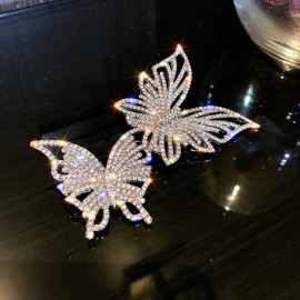 Broche Doble Mariposa con Estrás | Joya Regalo Mujer Original
