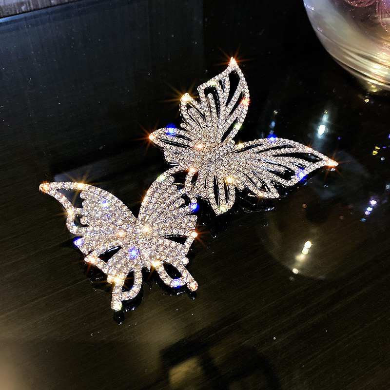 Broche Doble Mariposa con Estrás | Joya Regalo Mujer Original