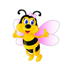 Autocollant Abeille Belle Abeille en PVC