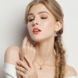 collier en argent Sterling 925 avec pendentif en forme d'abeille