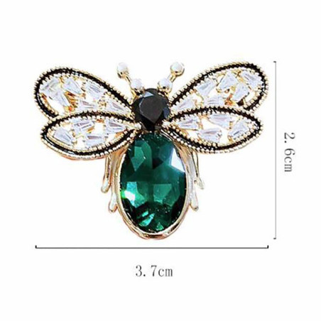 Dimensions Broche Duo Abeille  – Duo d'Abeilles et Joyaux