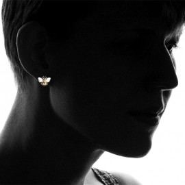 Magnifiques Boucles d'oreilles créatives en forme d'abeille