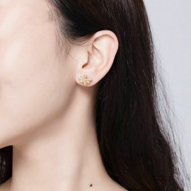 Boucles d'oreilles abeille