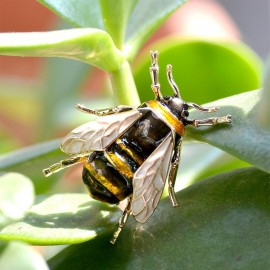 Mini Broche de Abeja Esmaltado | Joyería Original Abeja