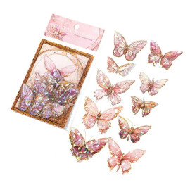 Stickers Mariposa 3D | 20 Piezas Brillantes | Decoración Pared