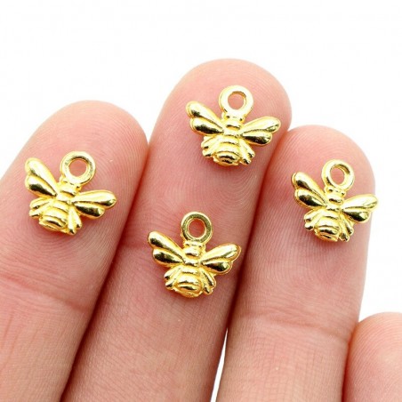 Lot 30 pièces pendentifs abeille Couleur Or