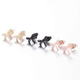 Boucles d'oreilles Libéllule Design Minimaliste en Acier inoxydable - 4 couleurs