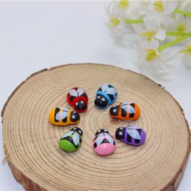 Mini autocollant abeille 7 couleurs, 3D en bois