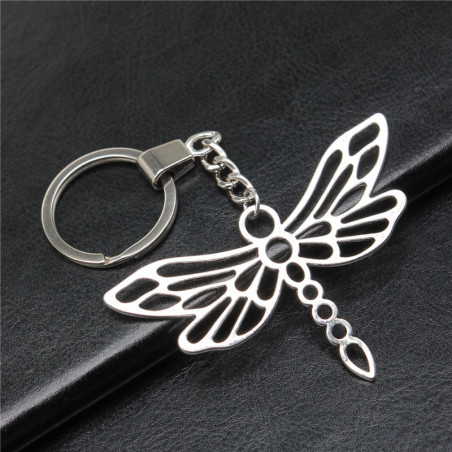 Détails du Porte-clés Libéllule Design Minimaliste