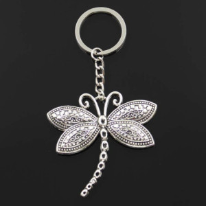 Vue générale Porte-clés Libéllule Design Antique 6cm x 5