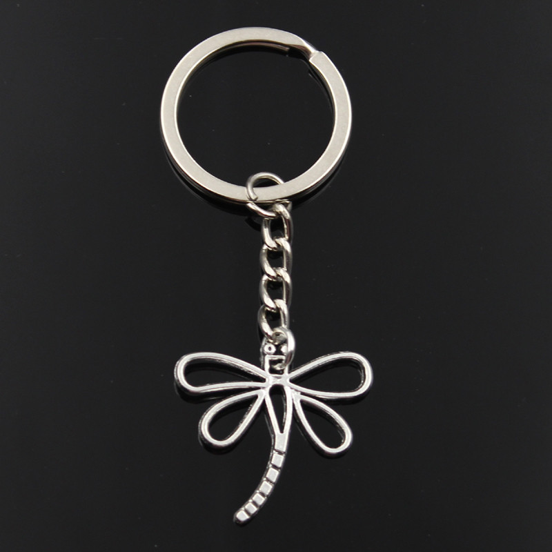 Porte-clés Libéllule Design Minimaliste 28mm x 30mm