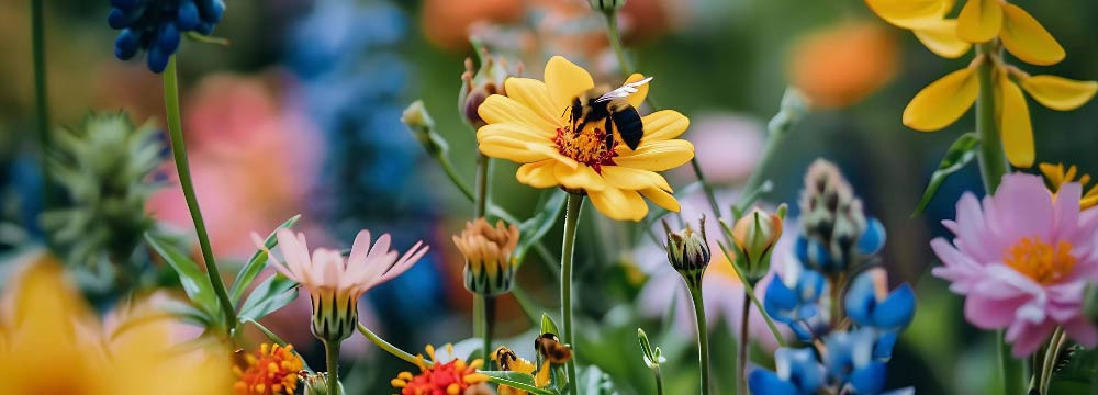 Decoracion jardin abeja, hoteles de abejas y deco