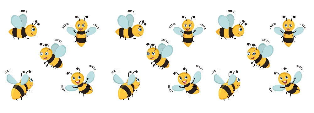 Pegatinas de abeja, stickers deco para pegar