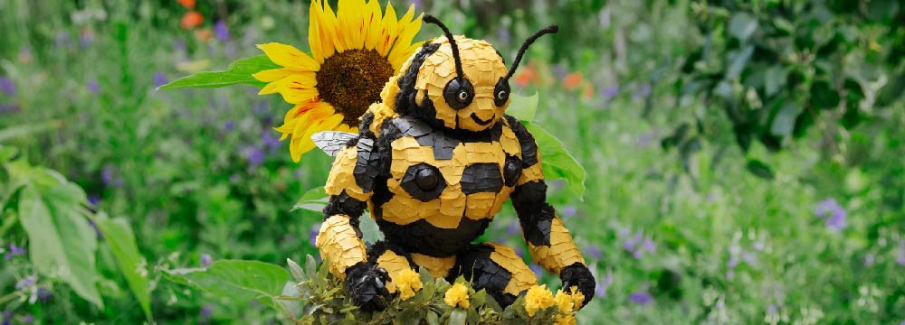 Botarga de abeja, disfraz de evento tamano real