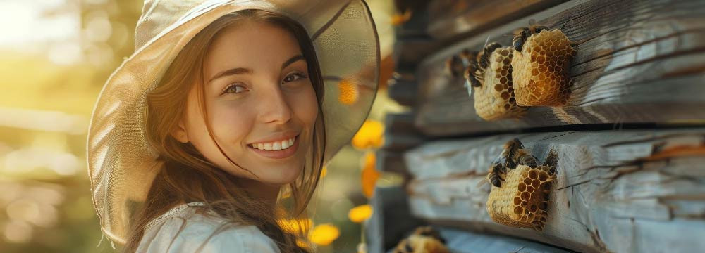 Sombrero de abeja, proteccion solar y estilo