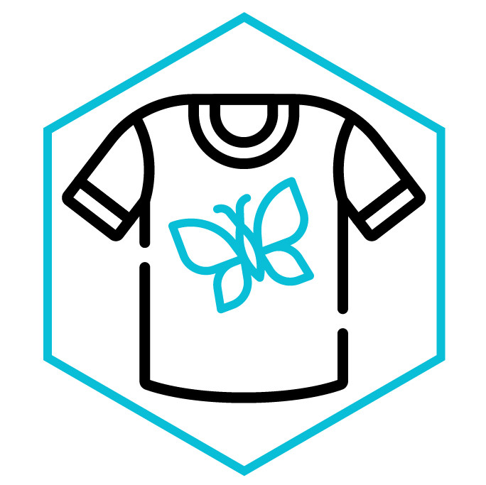 Icono de la categoría Camiseta Mariposas