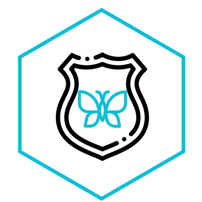 Icono de la categoría Parches y escudos Mariposas