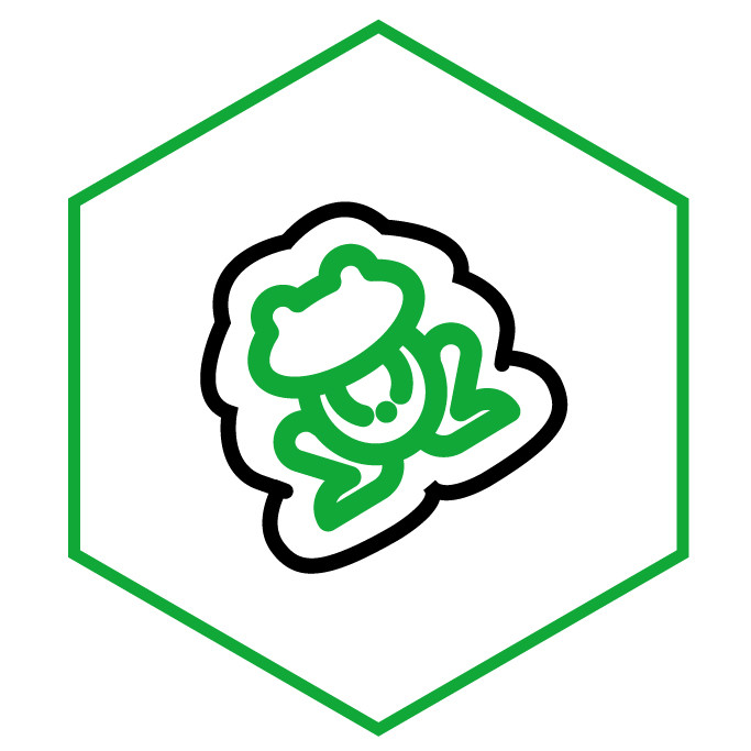 Icono de la categoría Pegatinas Ranas