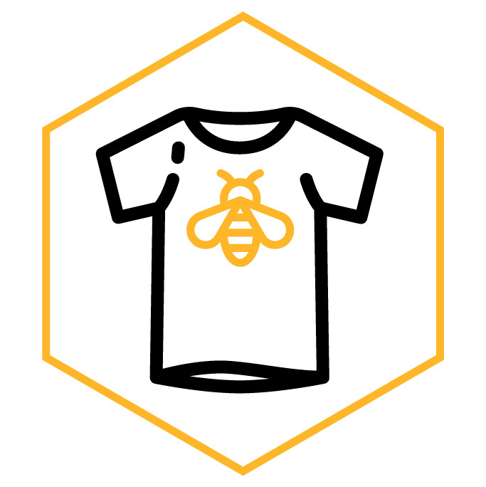 Icono de la categoría Camiseta de Abeja para Niños