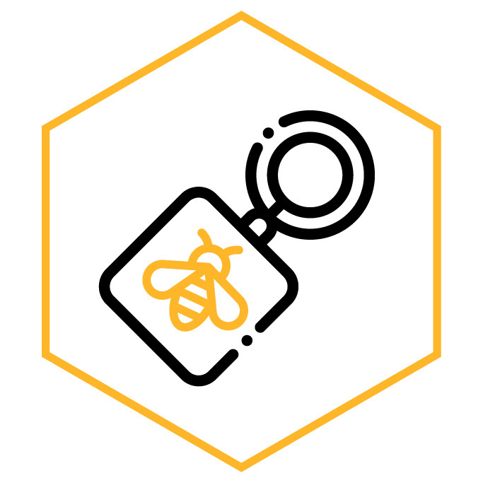 Icono de la categoría Llavero abeja