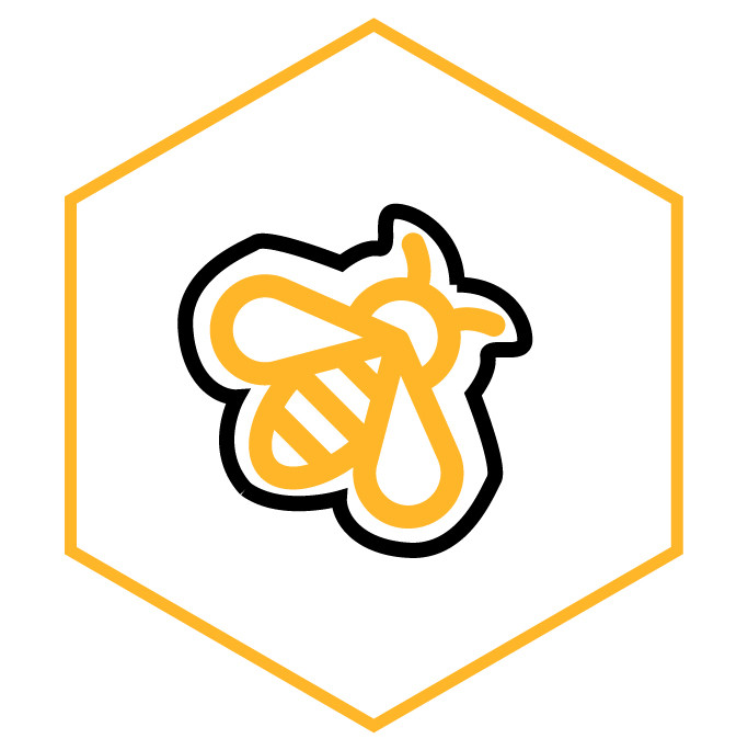 Icono de la categoría Pegatinas de abejas