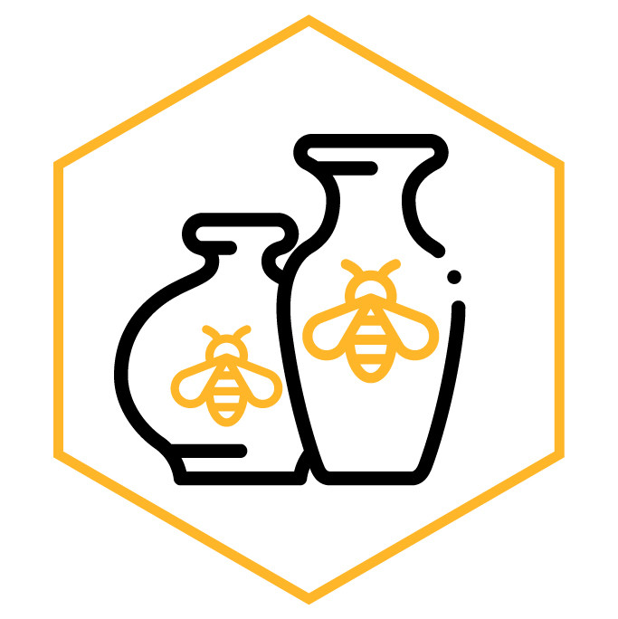 Icono de la categoría Decoración de abeja